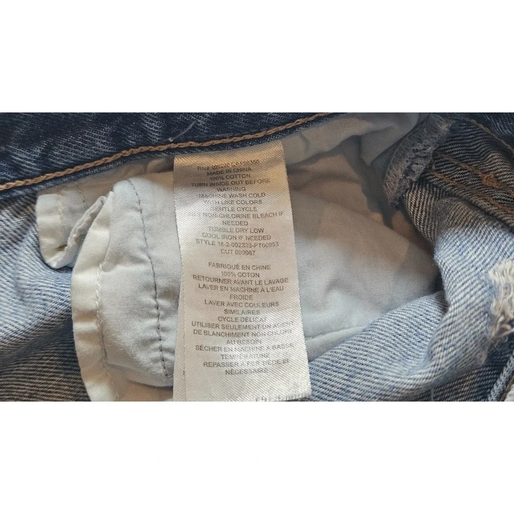 Current‎ Elliott Yours Mine Jeans Womens 26 Blue Straight Leg High Rise Denim